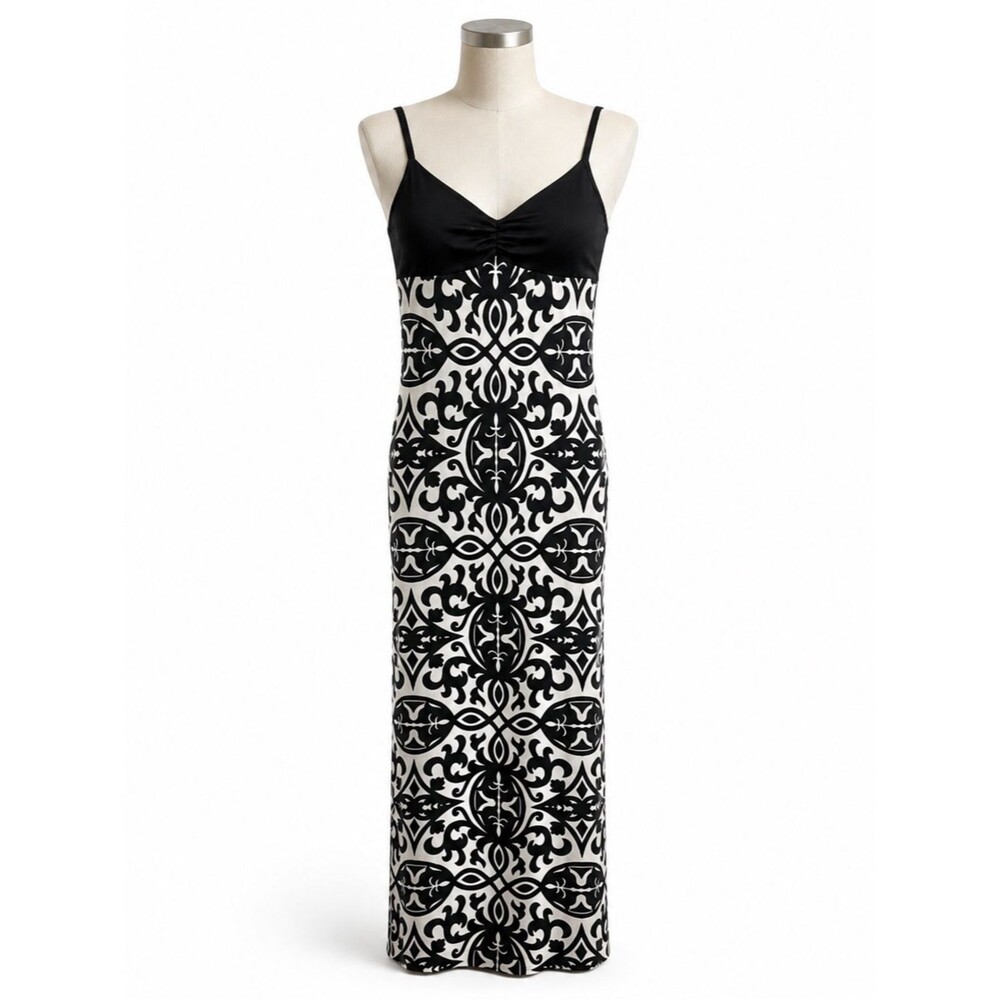 INC International Concepts Size Small Maxi 90s Y2K Style Slip Dress Stretchy